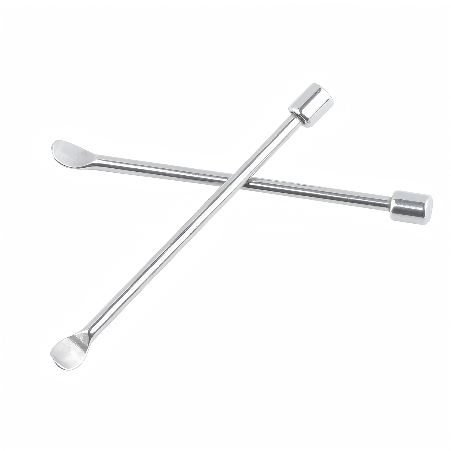 2Pcs 6cm Stainless Steel Mini  - Vaping Goods recension och pris