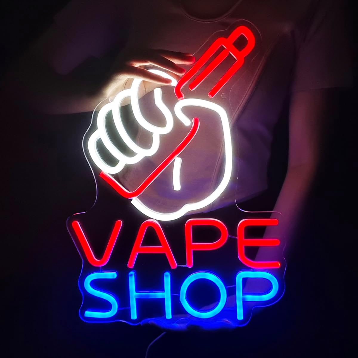 VAPE Shop Neon Sign for Smoke  - Vape Decoration recension och pris