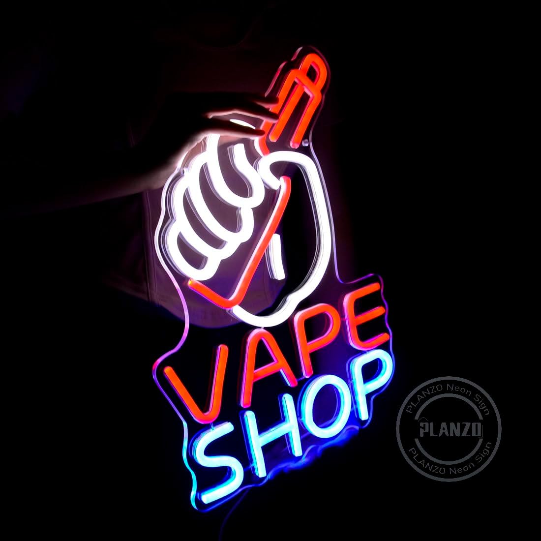 VAPE Shop Neon Sign for Smoke  - Vape Decoration recension och pris