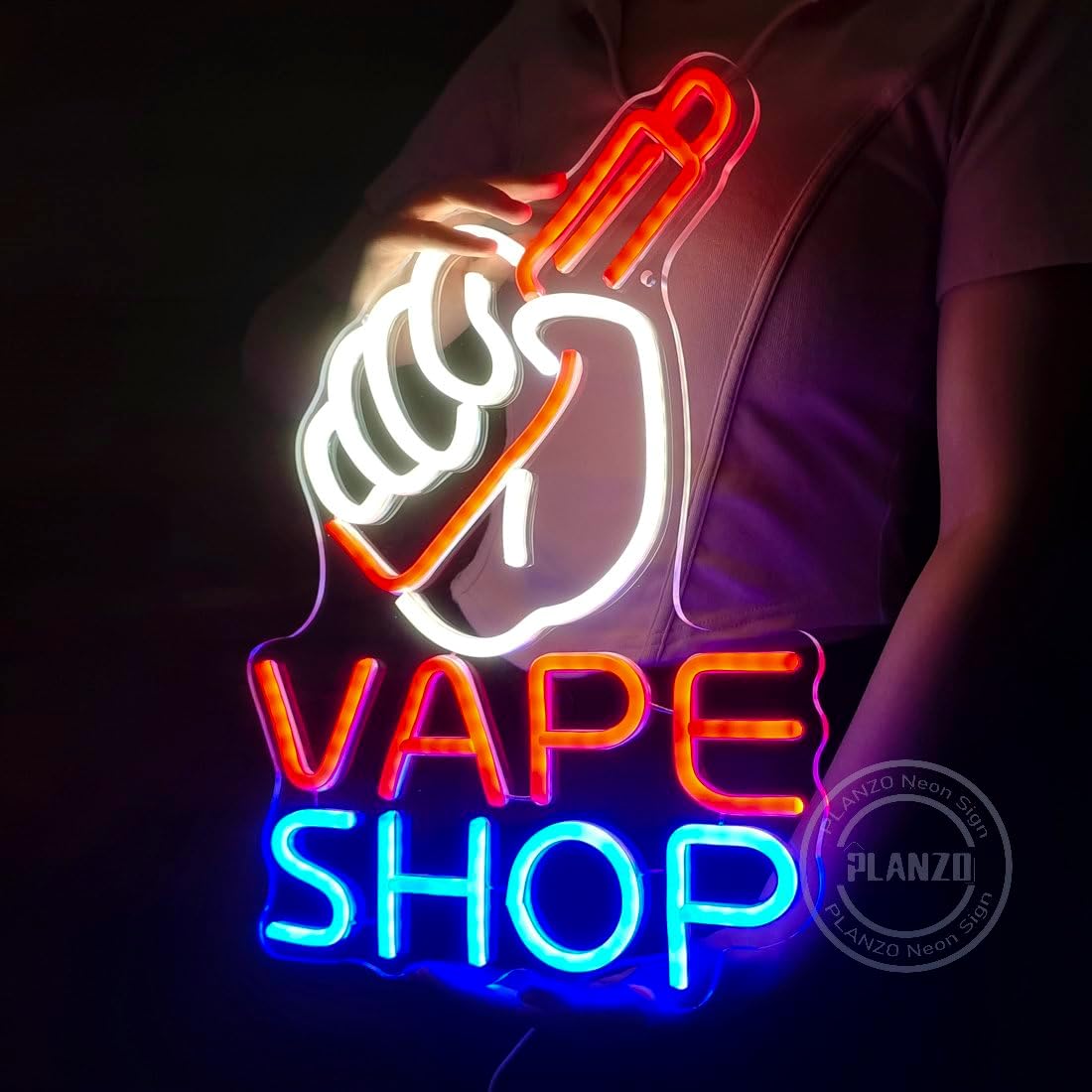 VAPE Shop Neon Sign for Smoke  - Vape Decoration recension och pris