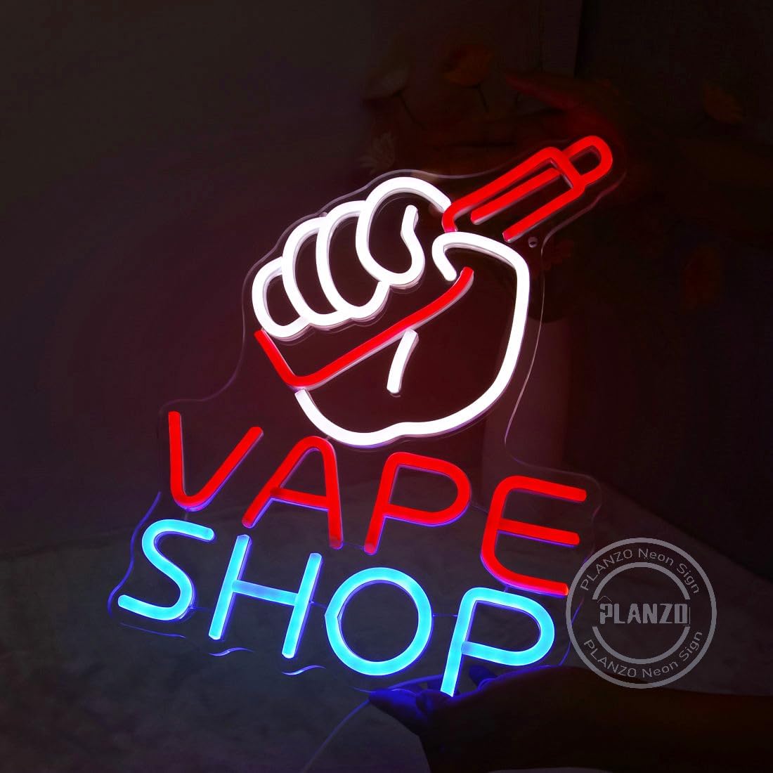 VAPE Shop Neon Sign for Smoke  - Vape Decoration recension och pris