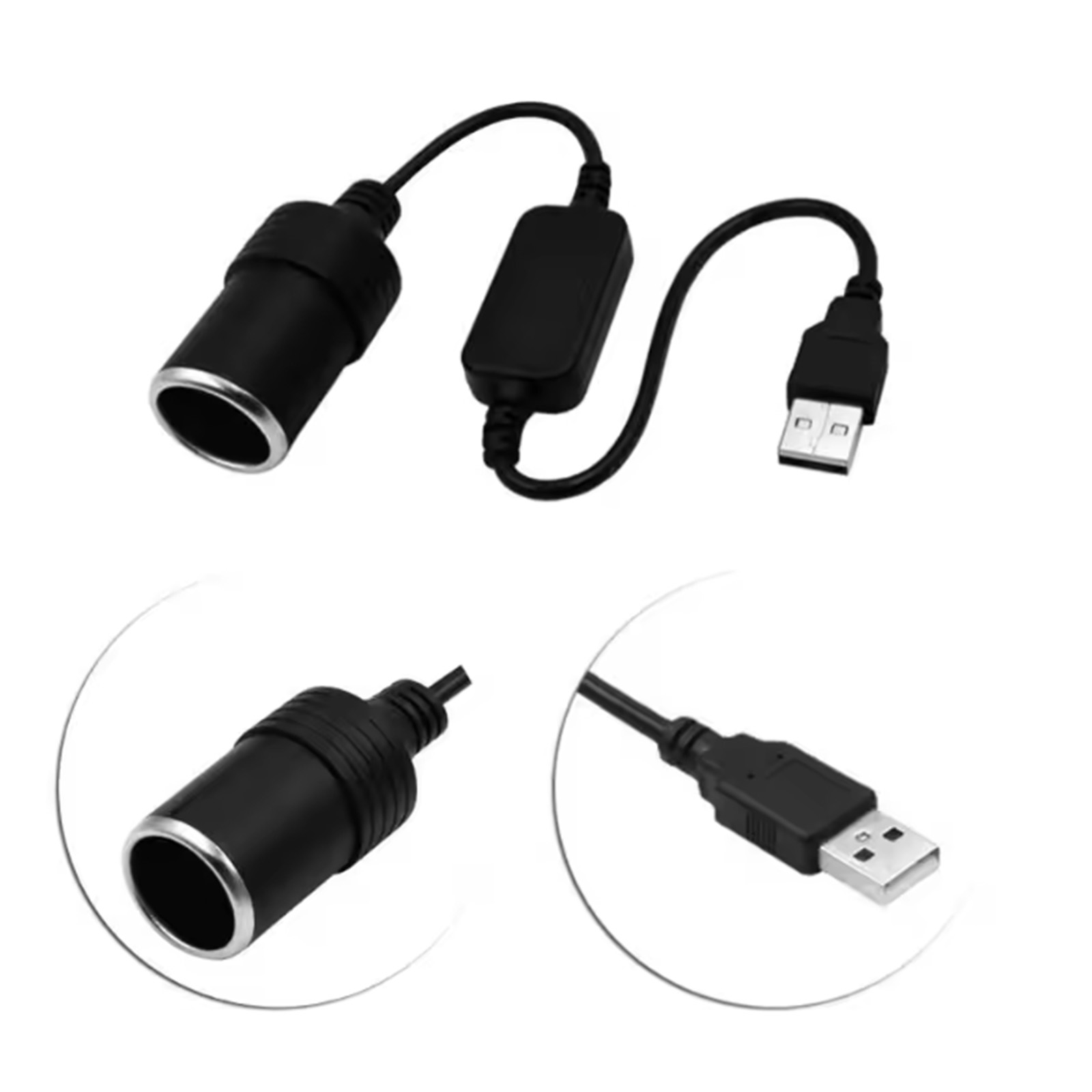 1pc 5V 2A USB To 12V Cigarette - Accessories Experts Vape recension och pris