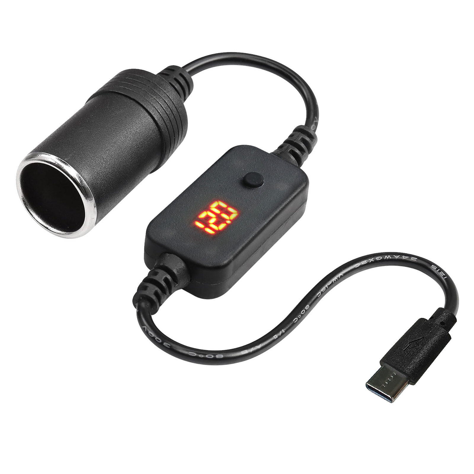 1pc 5V 2A USB To 12V Cigarette - Accessories Experts Vape recension och pris