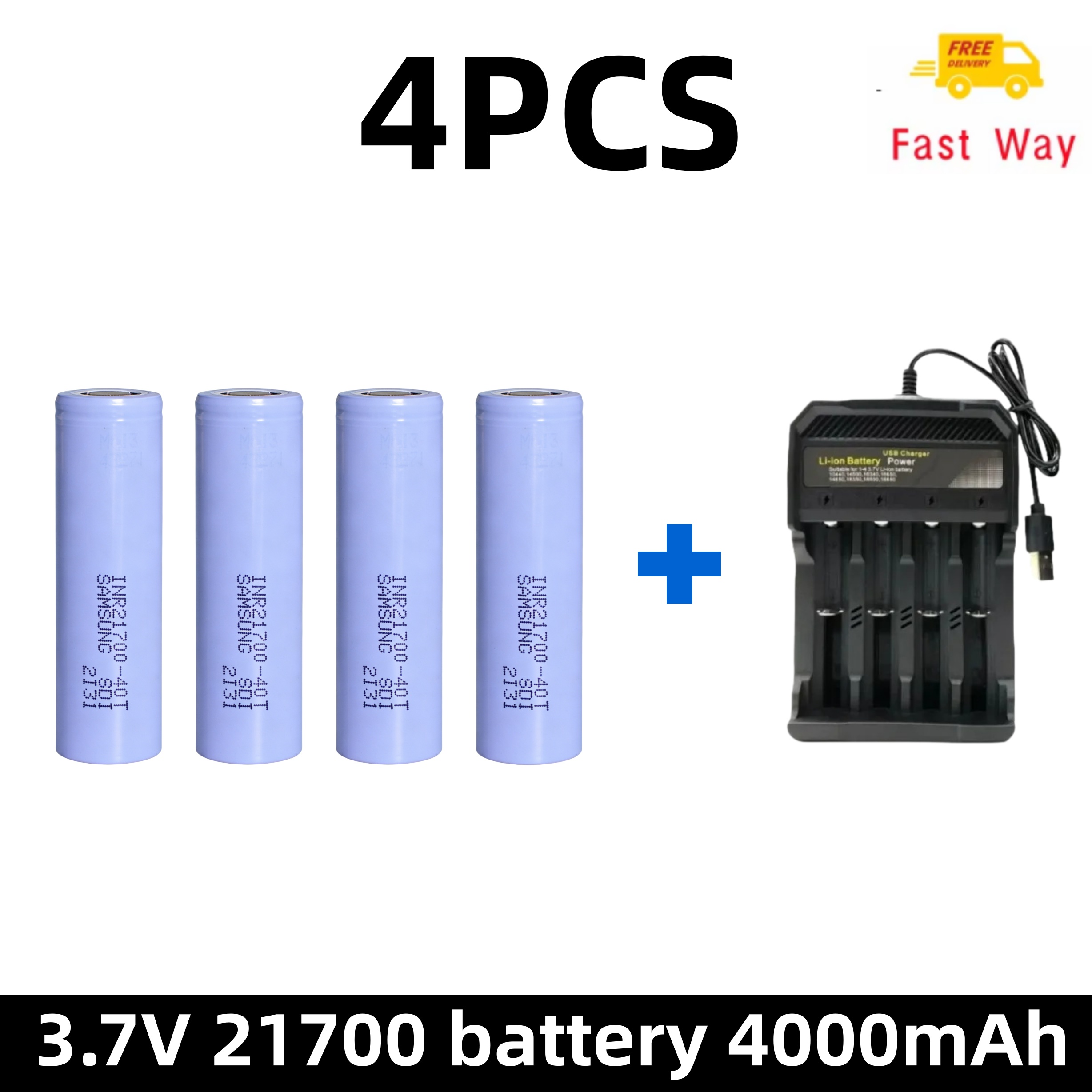 INR21700 4000mAh 3.7V Recharge - Vaping Goods recension och pris