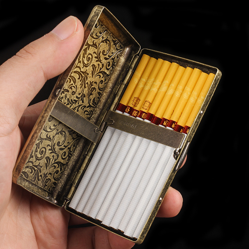 Slim Embossed Cigarette Case 2 - Smoking & Vaping Accessories recension och pris