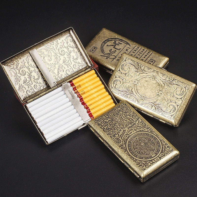 Slim Embossed Cigarette Case 2 - Smoking & Vaping Accessories recension och pris
