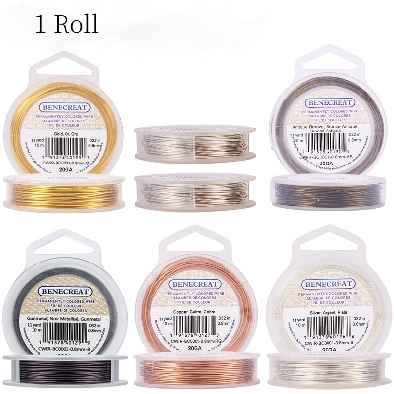 1 Rolls 20-Gauge 0.8mm Tarnish - Coil Building Kit recension och pris
